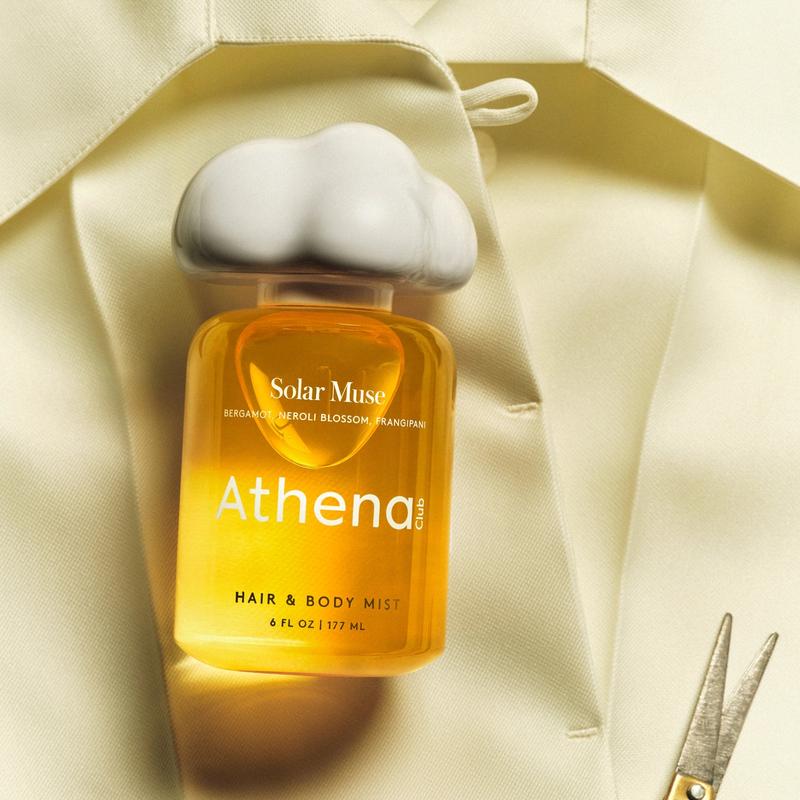 Solar Muse - Athena Club Hair & Body Mist | Fine Fragrance | Lightweight & Layerable | Long-Lasting Wear | Dual-Purpose for Hair + Body