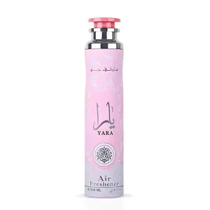 Yara Air Freshener 300ML (10.1 OZ) by Lattafa | A Refreshing Floral Air Freshener With A Sweet, Musky, Lasting Finish.