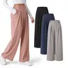 Halara 3-Piece Flex High Waisted Side Pocket Wide Leg Waffle Work Pants Set - regular length