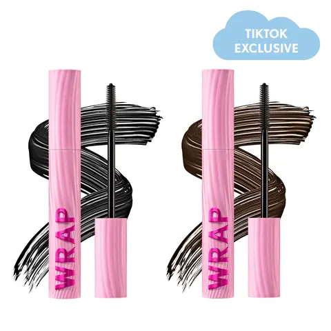 COVERGIRL Eye Enhancer Wrap Tubing Mascara Duo Bundle - Cruelty-Free Eyelashes Mascara, Lengthening Natural Looking Option with Wrap-Tube Lift, Sweatproof Wear Keeps Lashes Sleek, Lightweight Adult Cosmetic