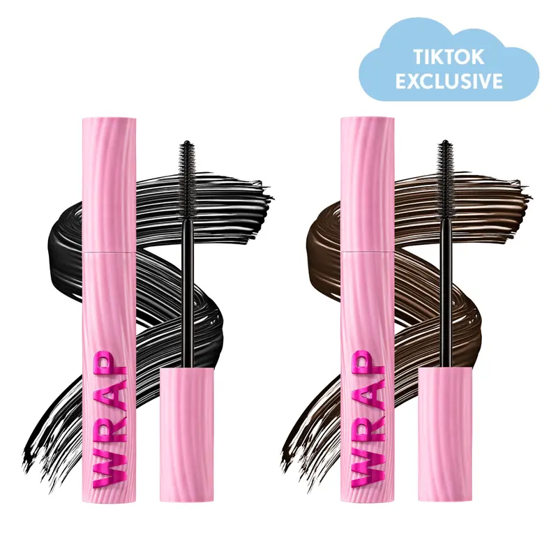 COVERGIRL Eye Enhancer Wrap Tubing Mascara Duo Bundle - Cruelty-Free Eyelashes Mascara, Lengthening Natural Looking Option with Wrap-Tube Lift, Sweatproof Wear Keeps Lashes Sleek, Lightweight Adult Cosmetic