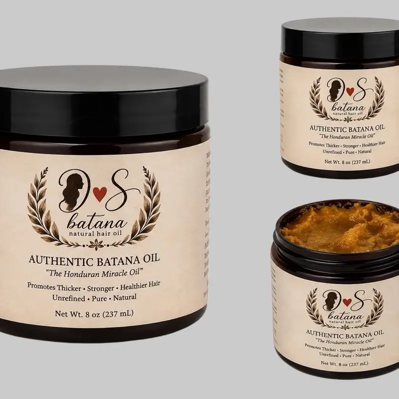 8oz Batana Oil – Deep Repair & Scalp Nourishment