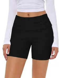 2026 Naked Feel Four-Point Cycling Fitness Outdoor Shorts Sports High-Waisted Hip-Lifting Sportswear Short Three-Point Yoga Pants Quick-Drying