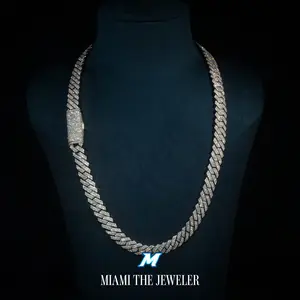 Moissanite Cuban Prong Chain [10mm]