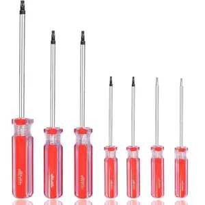 Triangle Screwdrivers Set 7 Sizes 1.4mm 1.8mm 2.0mm 2.3mm 2.7mm 3.0mm 4.2mm,  7in1 Triangle  Tool Kit for Fixing Electronic Toys Household Electrical Appliances Repairs