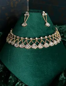 Jhaali Paachi Kundan Necklace