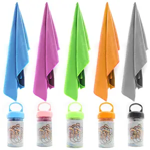 Cooling Sports Towel Sweat-Absorbing Ice Towel Unisex Running Gym Wrist Sweat Wiping Quick Dry Cooling Towel Cold Sensation Towel