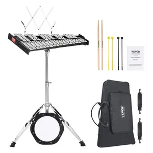 VEVOR 30 Note Glockenspiel Xylophone Bell Kit, Percussion Instrument with Mallets, Drum Sticks and Carrying Bag, Professional Glockenspiel Xylophone Percussion Instrument Set for Students AdultsVEVOR Super Brand Day