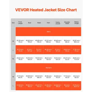 VEVOR Heated Jacket for Men with 7.4V Battery, Soft Shell Electric Heating Coat, Windproof Lightweight Outerwear with 6 Heating Zones 3 Heat Settings for Hiking, Outdoor Work, Black, M Size