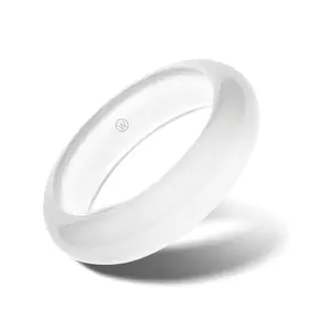 White Agate Ring - Crown - Chakra Collection White Agate Ring - Crown - Chakra Collection