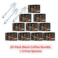 10-Pack Coffee Bundle + 3 Free Spoons