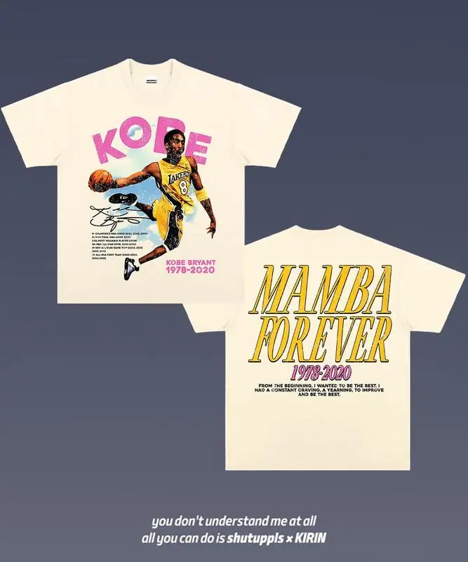 KOBE 4.44 Kobe Bryant Washed T-Shirt Basketball Player V-neck Graphic Vintage Basketball Player Game Day Shirt Gift for Sports Fan Tee