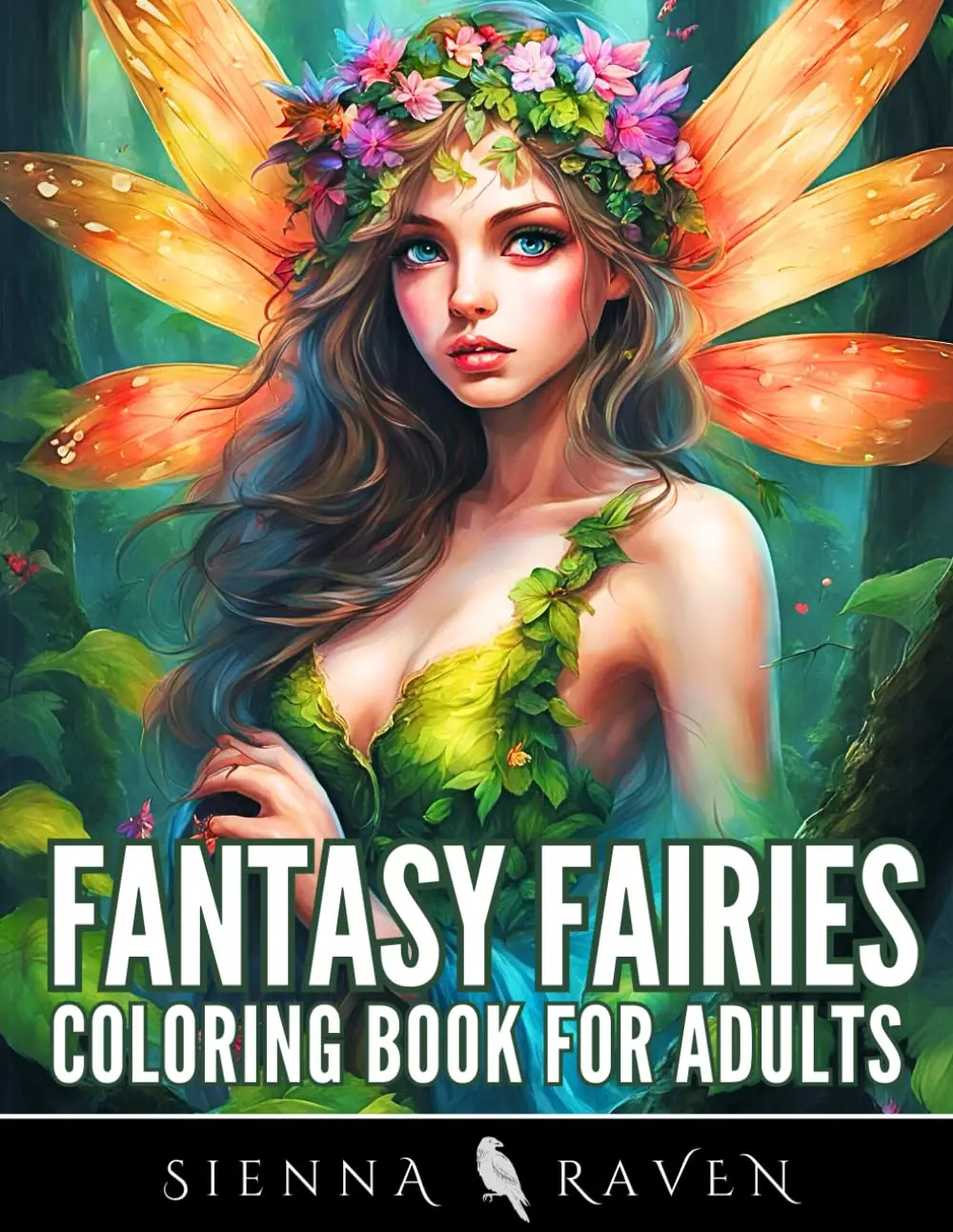 Fantasy Fairies: Fairy Coloring Book for Adults (Fantasy Coloring Book)
