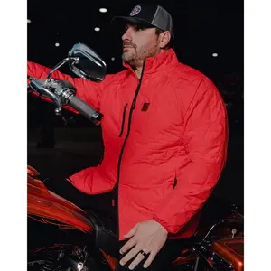 Nomad Puffer Jacket - Red