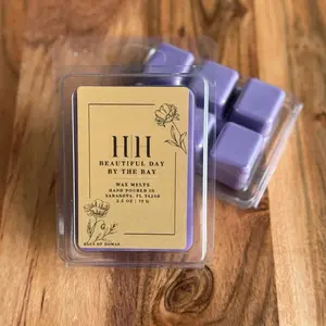 H|H Beautiful Day by the Bay 2.5oz 71g Scented Wax Cubes for Home Fragrance Hand Poured in Sarasota,FL