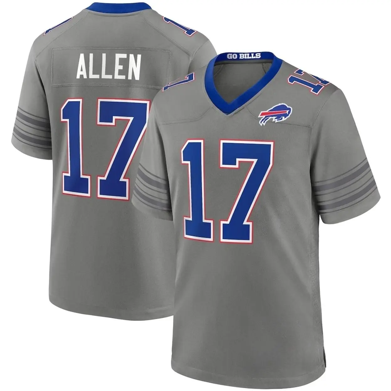 Unisex Football Buffalo Allen 17 Nickel City Game Jersey - Gray New 2026