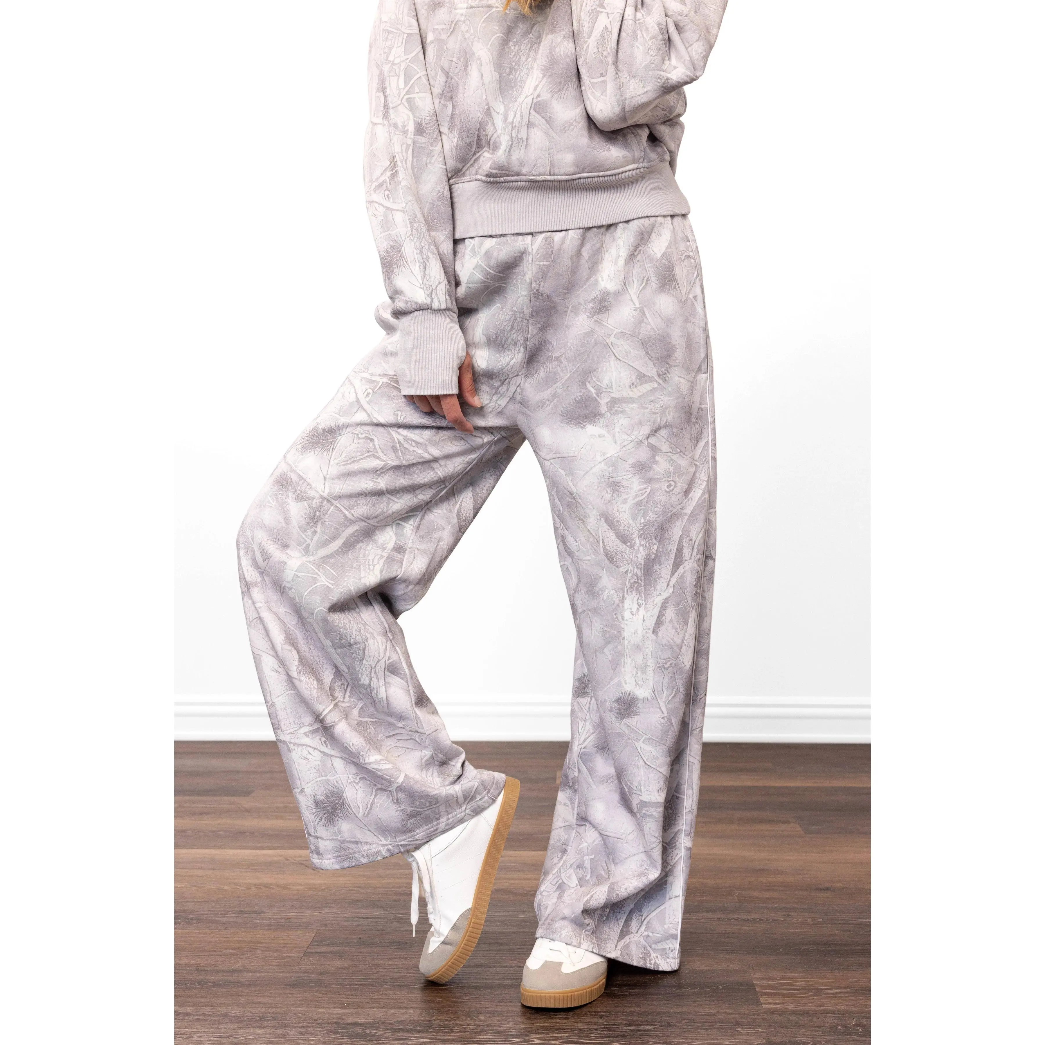 ALB Custom Women's Camo Print Wide Leg Pants - Two Inseams