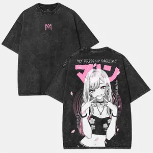 My Dress Up Darling Marin Kitagawa Girl Kawai Waifu Anime Shirt All Size, Anime Graphic Tee, Vintage Cotton unisex graphic tees 90s Top Cotton