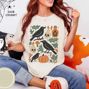 Hidden Protest Halloween TShirt -  - , Boho Feminist Shirt with Subtle Anti-Trump Design, FDT Feminist Leftist Tshirt, Quiet Activism