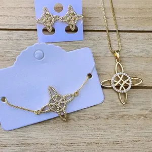 Nudo de bruja necklace gold plated pendant