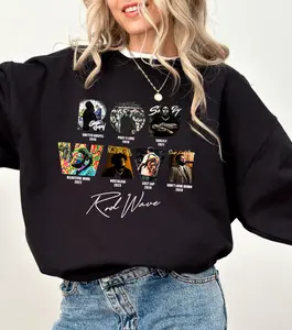 Rod Wave Art Text  Album Graphic 2026 T-shirt , Vintage Rap Music For Fans Tee