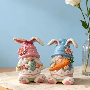 Easter  Decorations Bunny  Easter Rabbits  Figurine Decoration   Spring  Table Ornaments  Gifts for