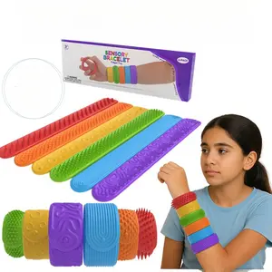 Children's sensory automatic slap bracelet stress-relief silicone massage toy