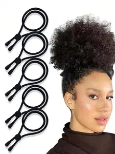 Adjustable Hair Tie, High Elasticity Hair Tie, Hair Accessories for Women & Girls, Minimalist Headwear Suitable for Thick Hair, Elastic Tie Band