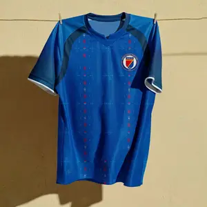 2026 Home Haiti National Soccer Team Style Jersey Home Shirt, Patriotic Football Jersey, All Over Print Unisex Soccer Jersey, Sports Fan Apparel Top