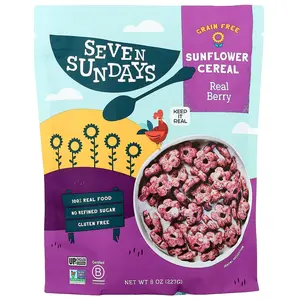 Seven Sundays Sunflower Cereal, Real Berry, 8 oz (227 g)