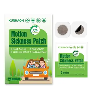 Motion Sickness Patches Non-Drowsy, 72H Lasting Sea Sickness Patches Cruise Essentials 2026, 100% Natural Motion Sickness Patch Travel Essentials for Car Airplane Ship Altitude Sickness