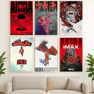 Akira Anime Movie Poster High Quality Canvas Art Print Manga Picture for Teen Fans Girls and Boys Birthday Gifts Perfect for Anime Enthusiasts