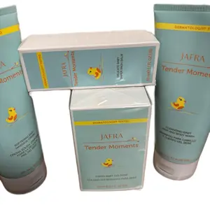Jafra tender moments fresh blue set coloren,massage cream,hair wash , súper raso Balam Body Care Comfort