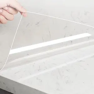 Roll [23.62 * 393.70 in ] HD transparent film for countertop transparent wall protector detachable wallpaper, transparent wall protector for kitchen splash plate