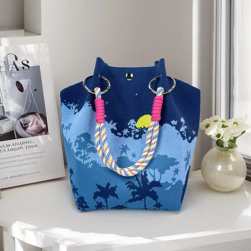 Beach coconut tree blue