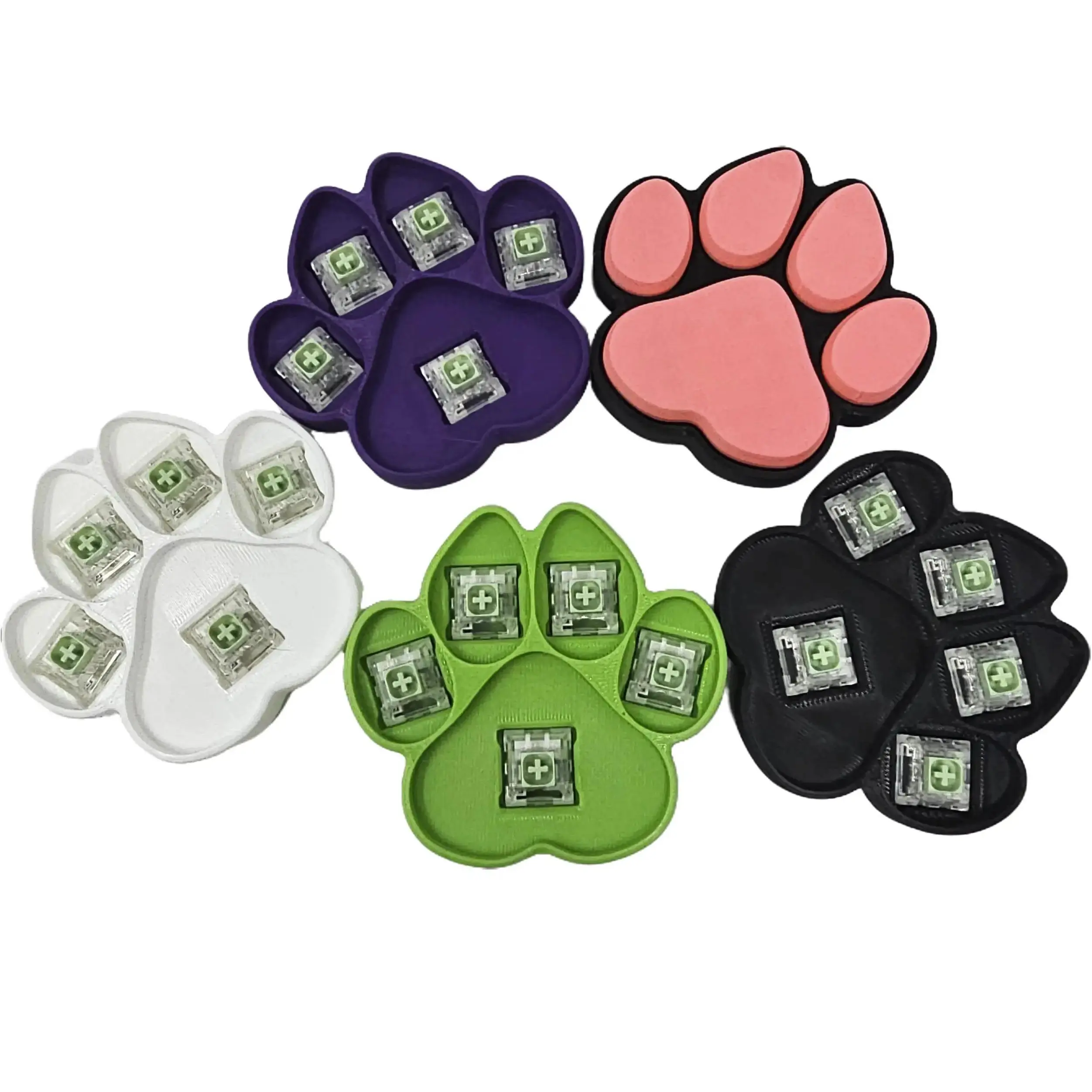 Dog Paw-Shaped Mechanical Switch Fidget Toy - Fidget Relief Tool, Functional Play Item for Stress Relief