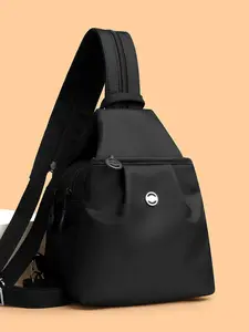 Multifunctional Women's Small Backpack Shoulder Crossbody Bag, Multi-Layer Practical Chest Bag, Office Commute Casual Travel Gift, Casual Nylon Backpack