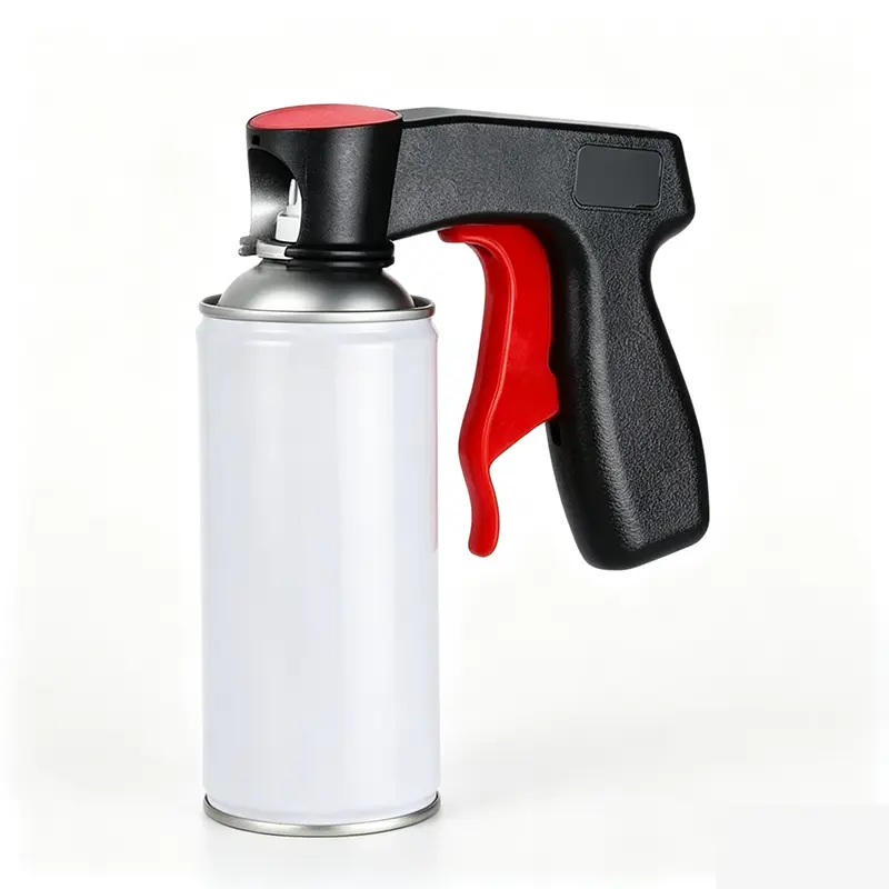 Reusable Spray Can Trigger Handle with Full Hand Grip, Convert Regular Spray Cans Into Paint Sprayer, Automotive Body Repair Paint Spraying Tool for DIY Painting Projects
