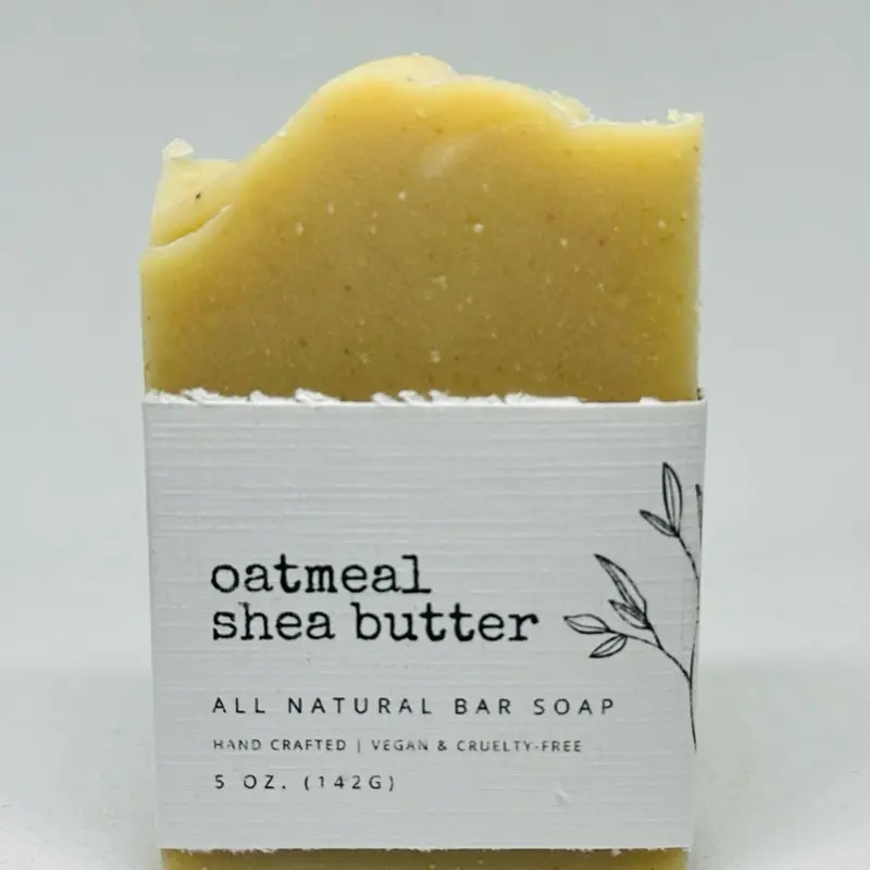 Oatmeal Shea Butter Soap Bar (Unscented)