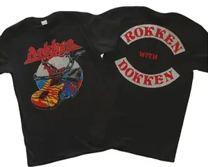 [SALE UP TO 30%] Dokken Band Shirt, Dokken Band Tour Cotton Black Unisex T-shirt S-5XL VN3477, Unisex Shirt Made Using 100% US Cotton, Design & Printed In The USA