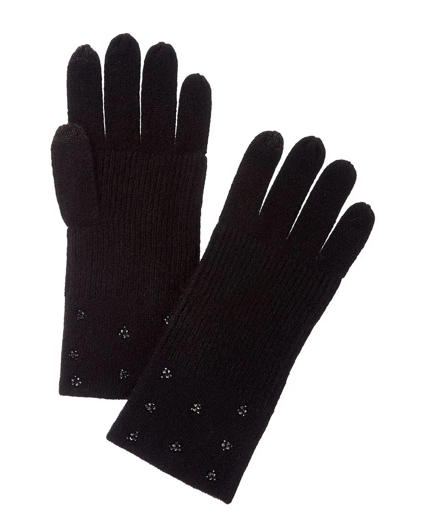Forte Cashmere Crystal Cuff Cashmere Gloves