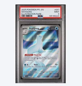 PSA 9 Dewgong #097 Illustration Rare 2025 Pokémon PFL Phantasmal Flames