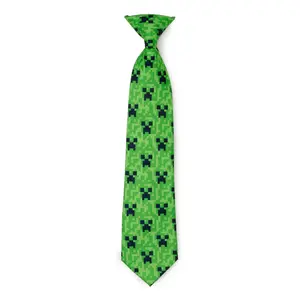 Minecraft Creeper Green Boy's Tie