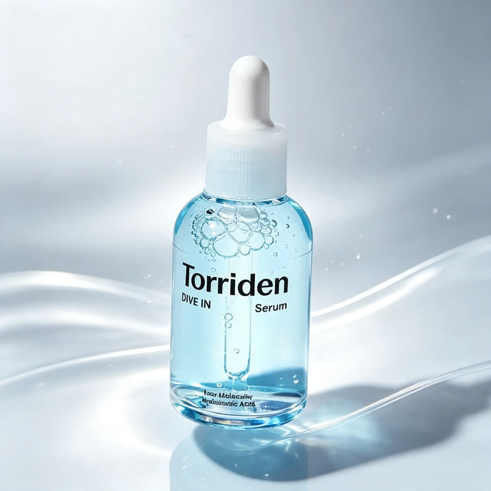 Torriden DIVE IN Hyaluronic Acid Serum (50mL) - Low-Molecular HA Facial Serum, Gentle Hydration for Sensitive Skin, Plump Glowing Skin Result