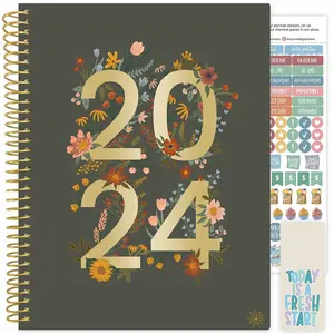 bloom daily planners 2024 Calendar Year Day Planner (January 2024 - December 2024) - 5.5” x 8.25” - Weekly/Monthly Agenda Organizer Book with Stickers & Bookmark - Dreams In Bloom