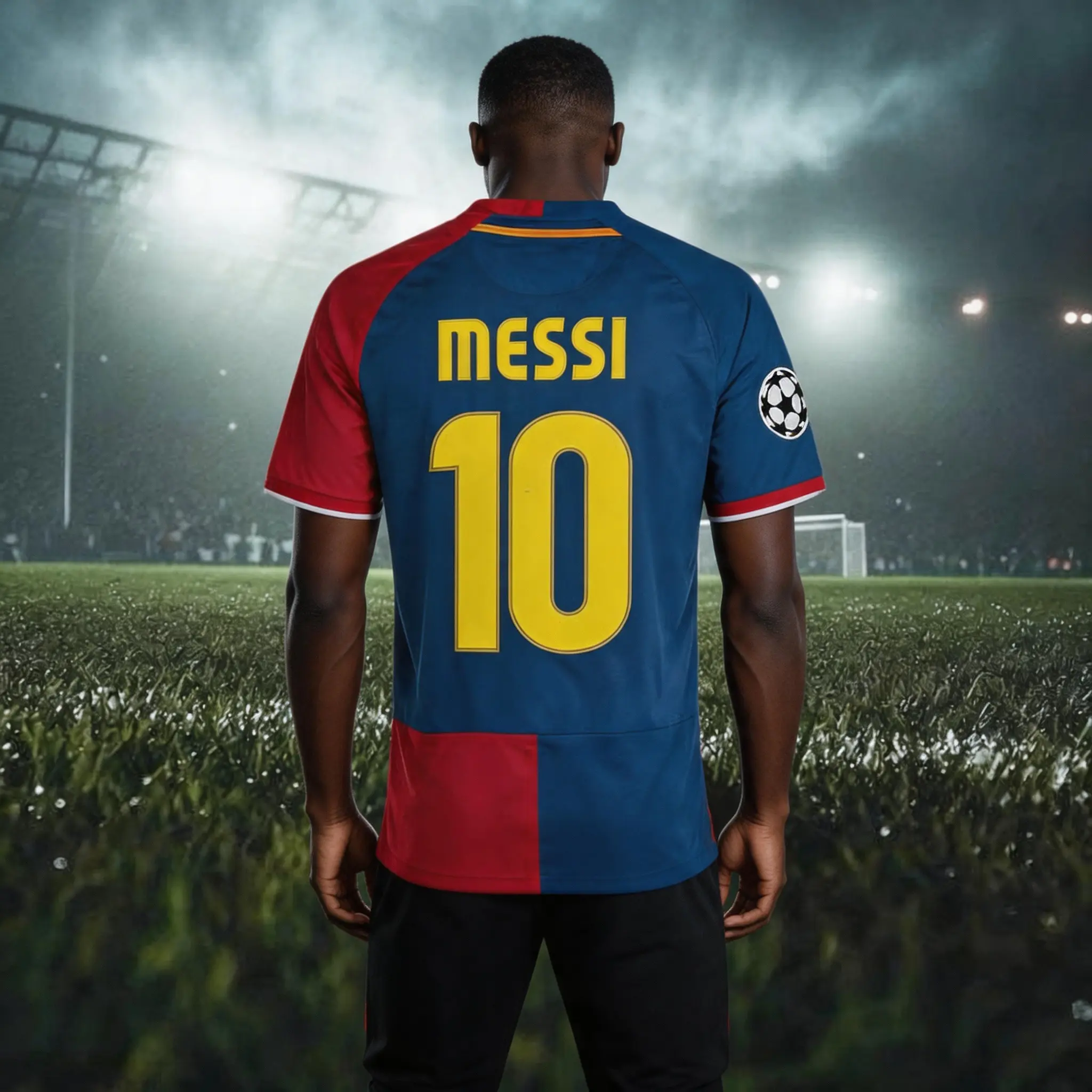 2009 Home Jersey Final Edition No. 10 Messi Soccer Jersey