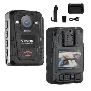 VEVOR 1440P HD Body Camera, 64GB Audio Video Picture Recorder, 2850mAh Battery, 2.0 LCD, Infrared Night Vision, Waterproof Personal Cam for Law Enforcement