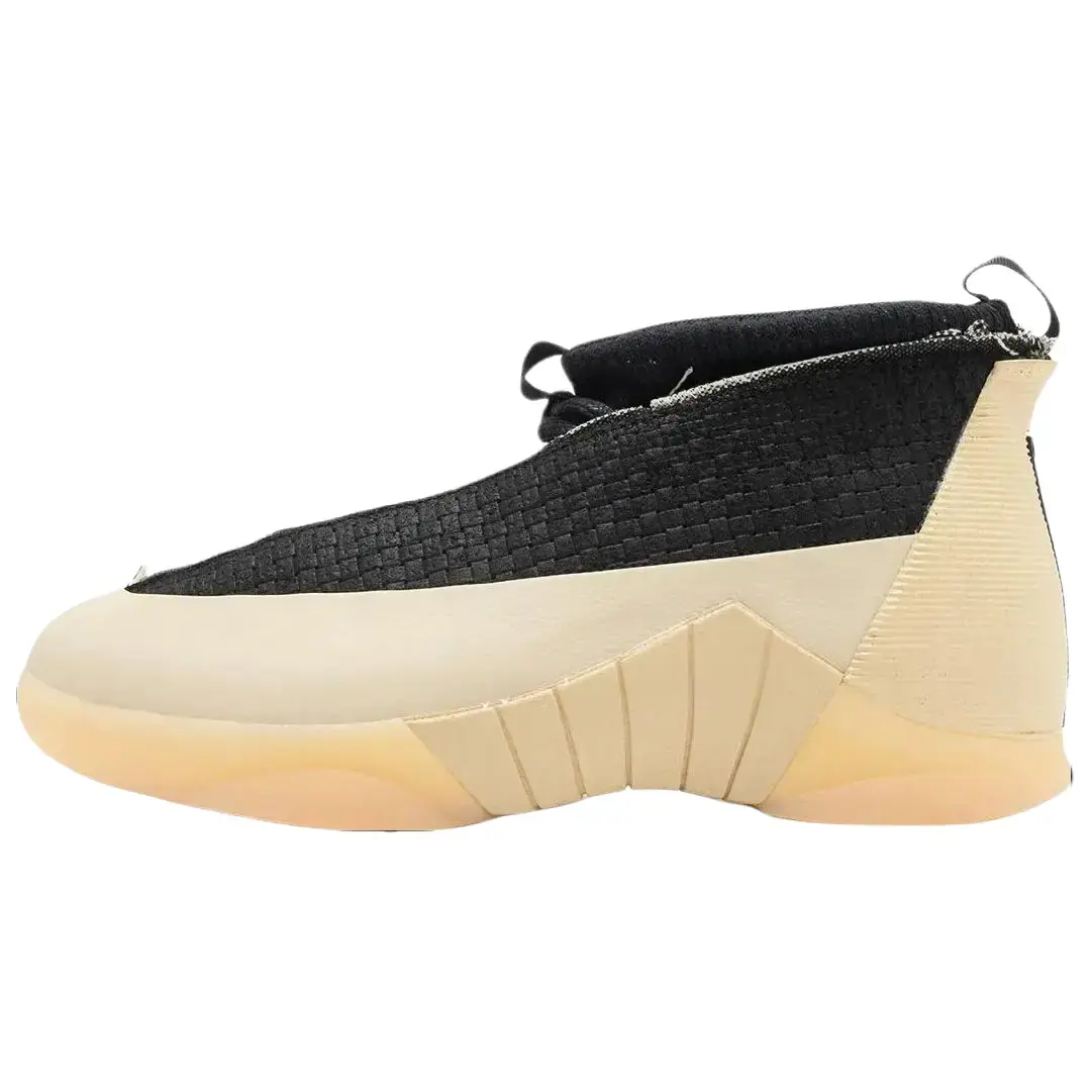 NIKE Men's Air Jordan 15 23RE 'Black Muslin' Sports Sneaker