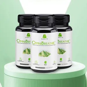 3 Bottles of OMNIBREATHE Lung Detox with NAC, Mullein & Quercetin - Mucus Relief & Breathing Support