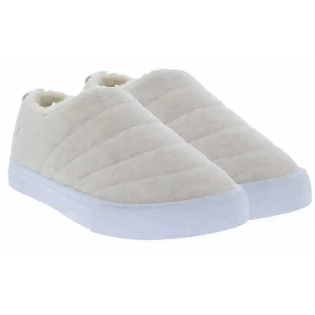 Hurley Arlo Puff Ladies' Size 6, Lined Clog Shoe, Beige (Natural), New in Box